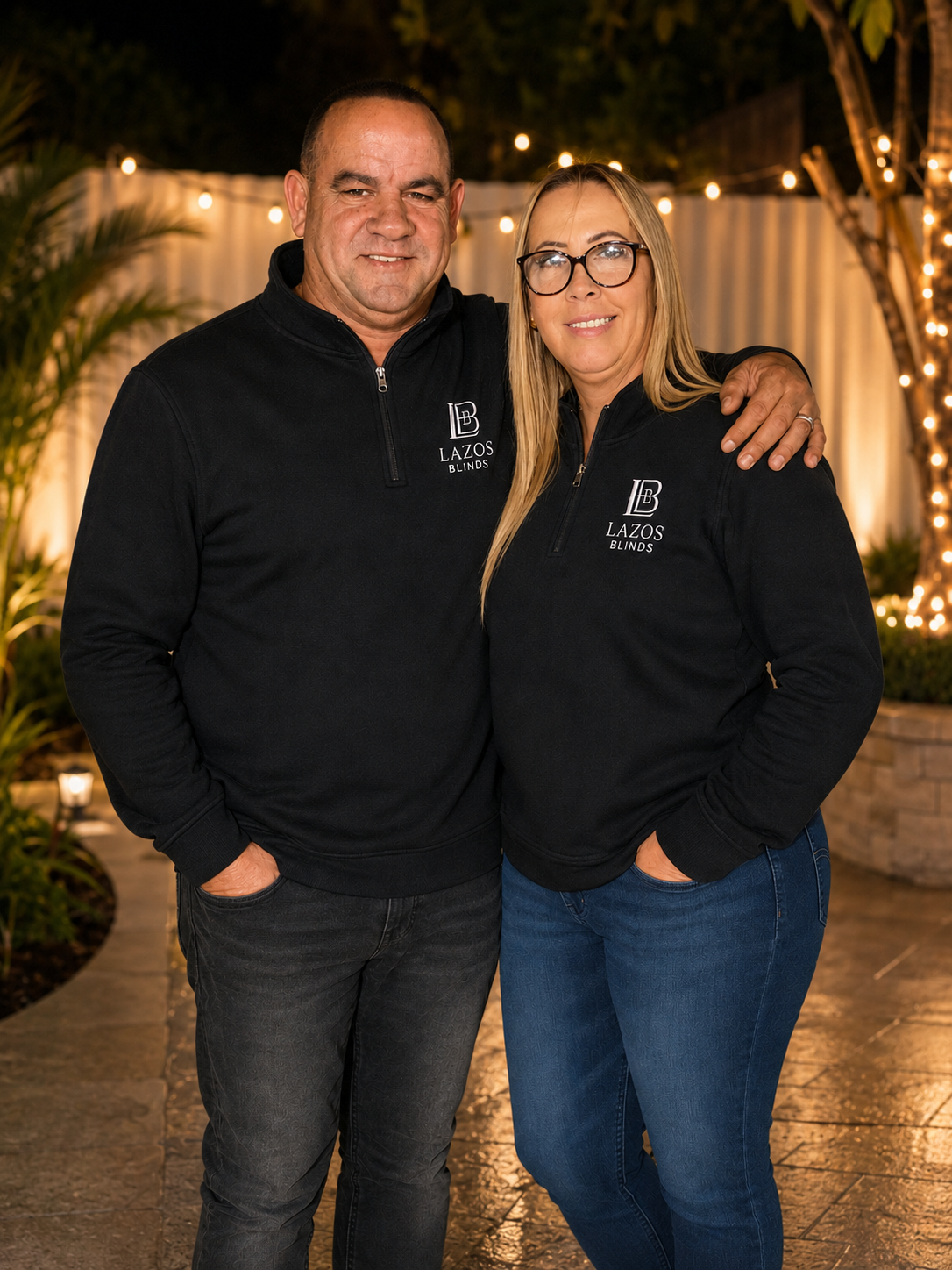 Anays and Roberto Caballero, the team behind LAZO BLINDS